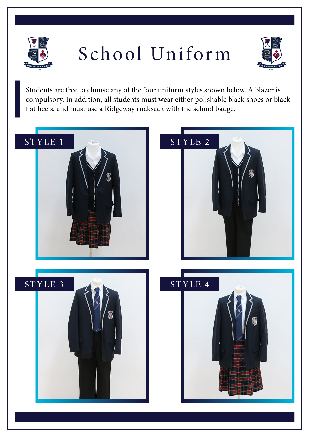 Uniform Ridgeway High School